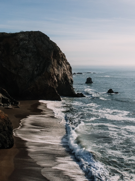 Rocky coastline